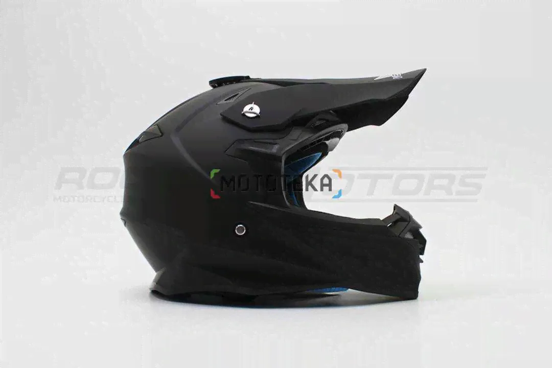 Шлем мото кроссовый VEGA (Вега) PD - 167 Solid (M) (черный матовый)-0