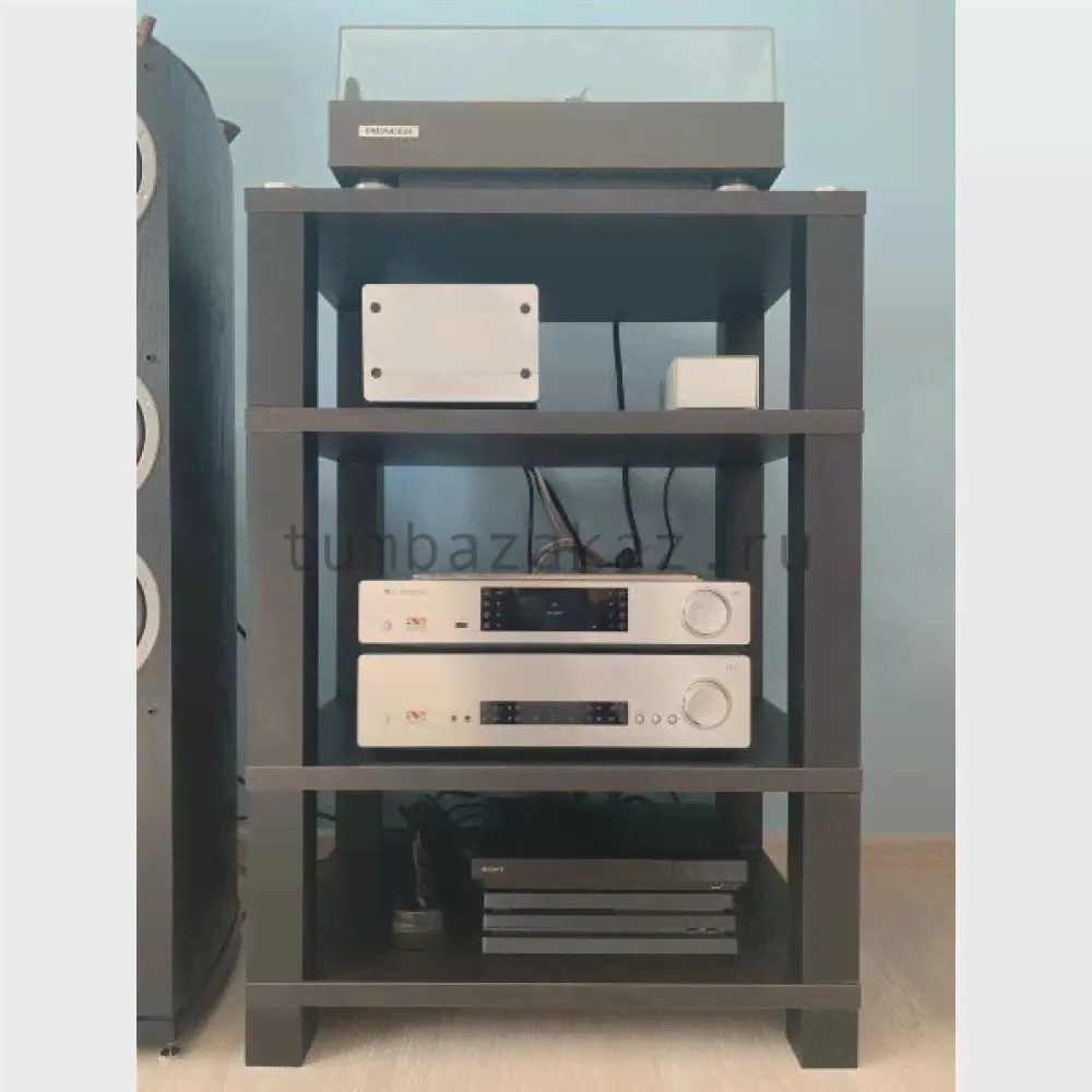 Стойка для hi-fi аппаратуры деревянная Вега -4 NEW