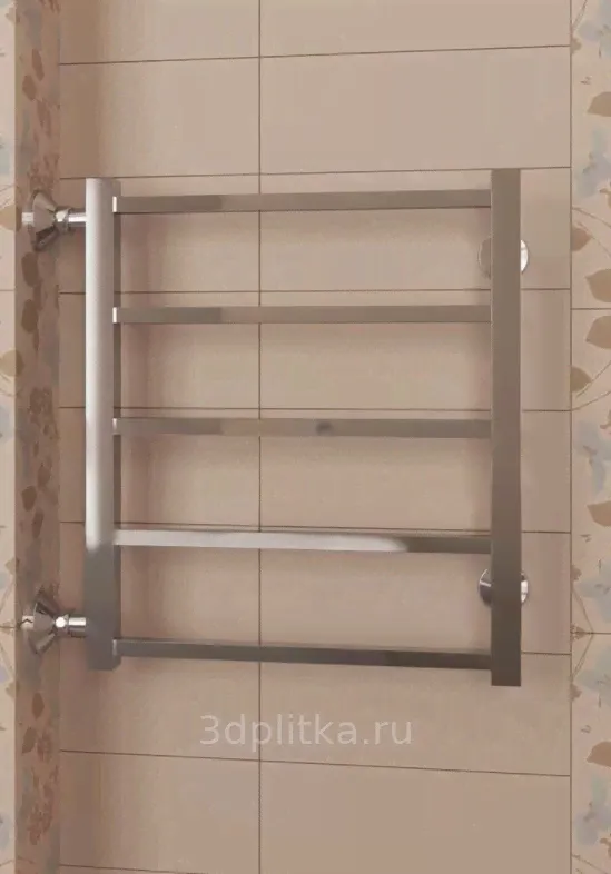 Полотенцесушитель водяной Terminus Вега 4620768886638 П5 50x60.6 с боковым подключением-1