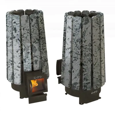 Печь для бани Cometa 180 Vega(Комета Вега) Long, Stone (Серпентинит) Grill`D