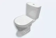 Унитаз-компакт "Вега" белый микролифт "Rosa" (г.Киров) 55516