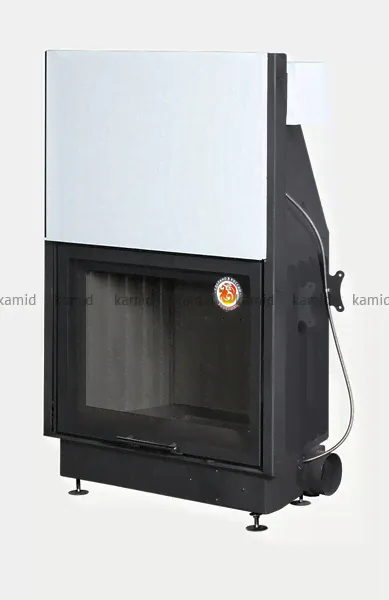 Каминная топка Вега 800B (черный шамот), Экокамин, Россия-0