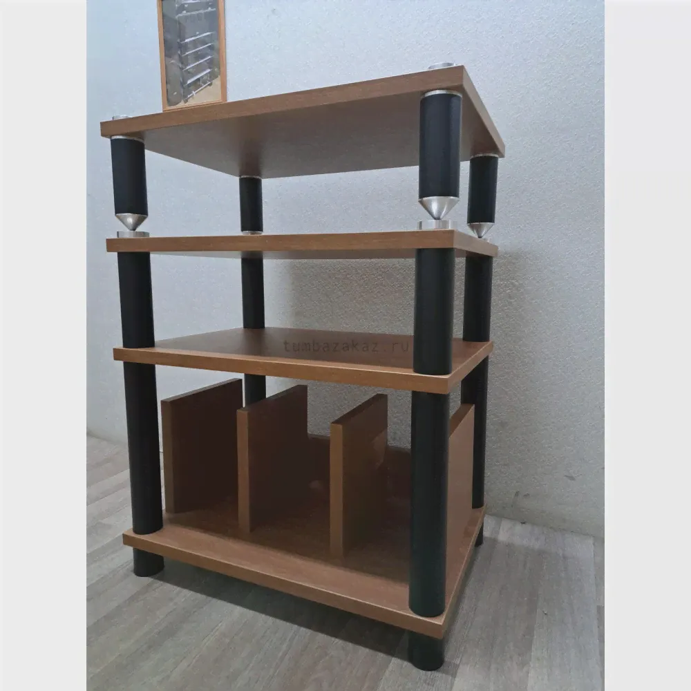 Стойка для hi-fi аппаратуры и винила Вега -4-KR-VS-VP