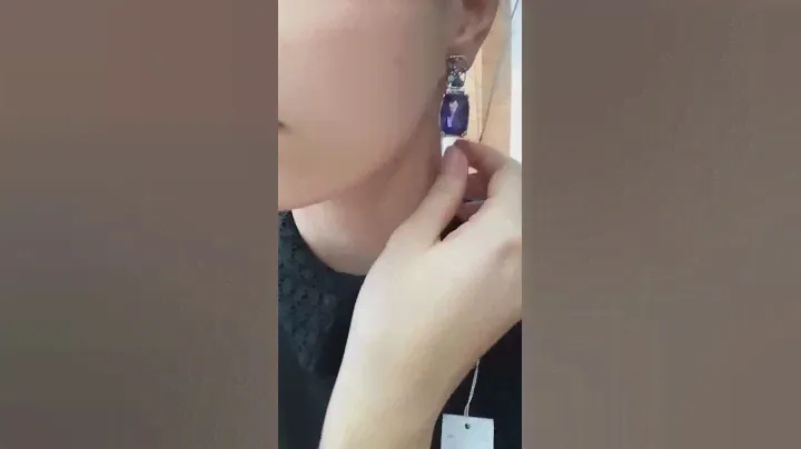 Украшения из серебра. Комплект "Витраж" . Завод Вега.