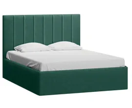 Кровать Вега Floor 160 Velvet Emerald, цвет зеленый divan-186059