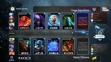 Na'Vi  vs  Vega 1 игра BTS EU русские комментаторы