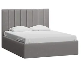 Кровать Вега Floor 140 Velvet Grey, цвет серый divan-186050