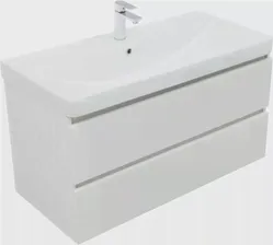Тумба с раковиной Aquanet Вега 100 подвесная