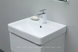 Тумба с раковиной Aquanet Вега 00308335 70 Белый глянец