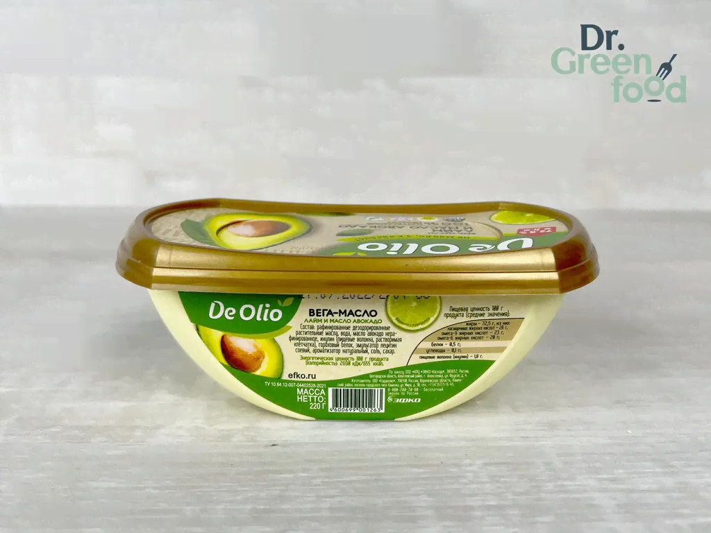 De Olio Вега-масло лайм и масло авокадо 220 г-1
