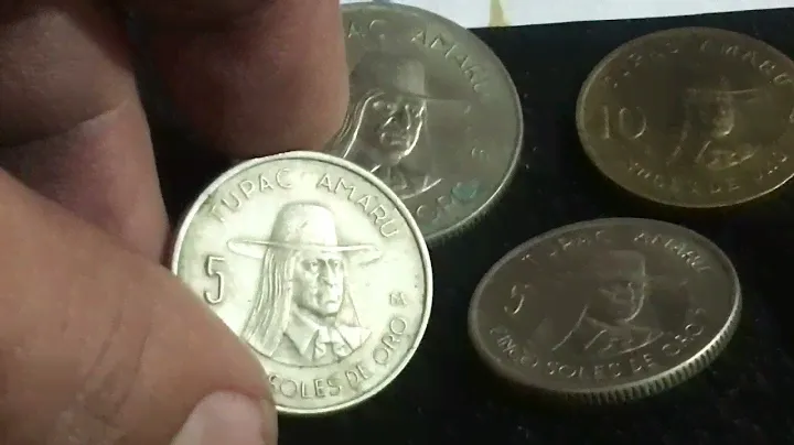 Numismatica peruana 10 5 y 1 sol de oro 1972 1981