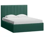 Кровать Вега Floor 160 Velvet Emerald, цвет зеленый divan-186059
