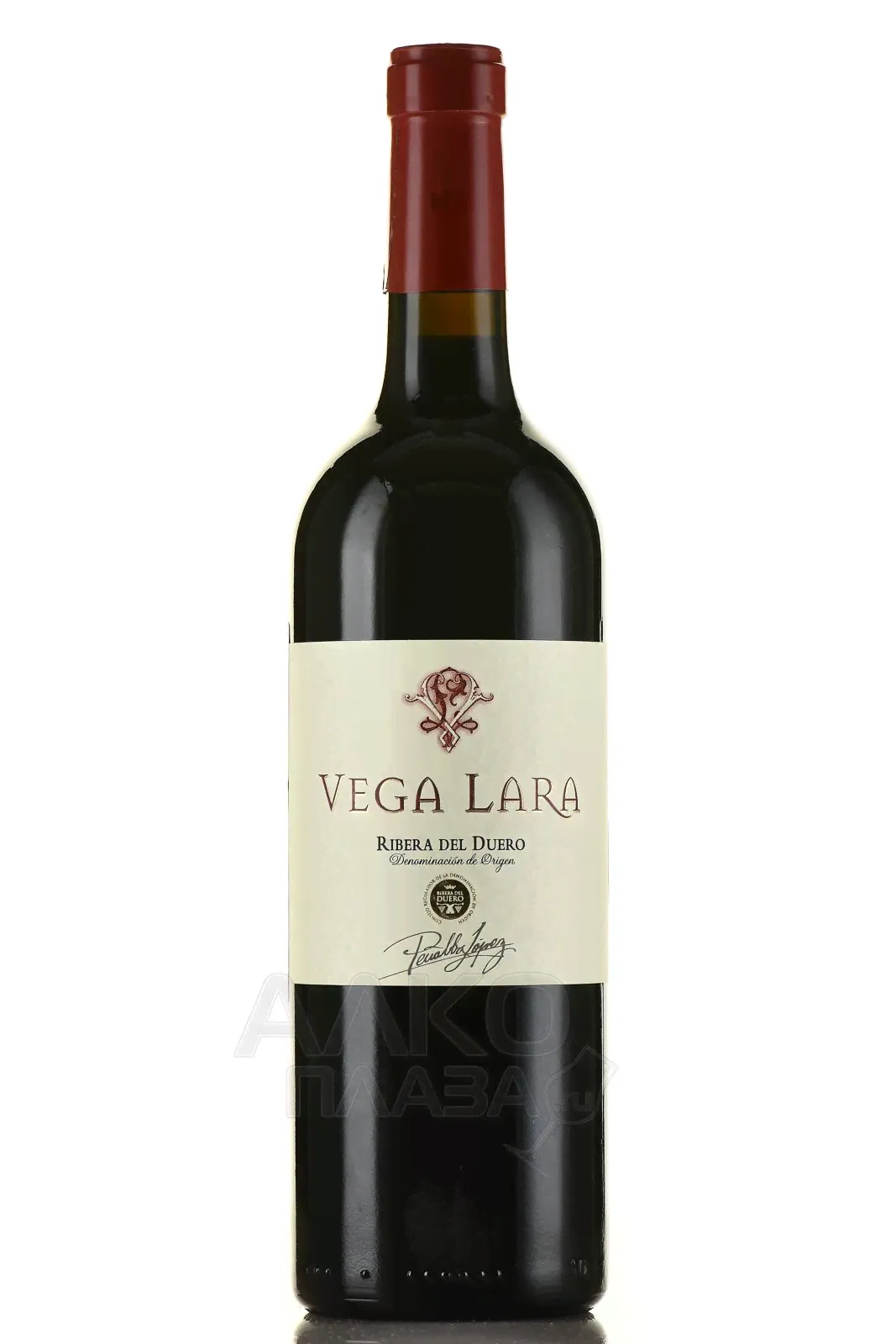Vega Lara Ribera del Duero DO - вино Вега Лара Рибера-дель-Дуэро ДО 0.75 л красное сухое-0